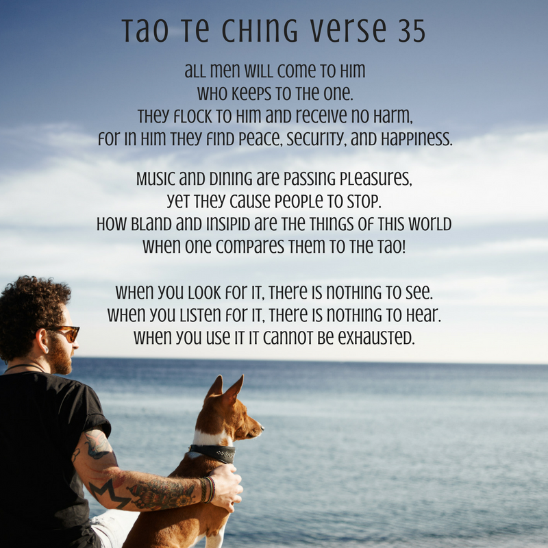Tao te ching verse 35