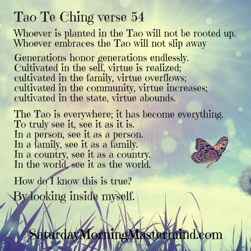 Tao Te Ching verse 54