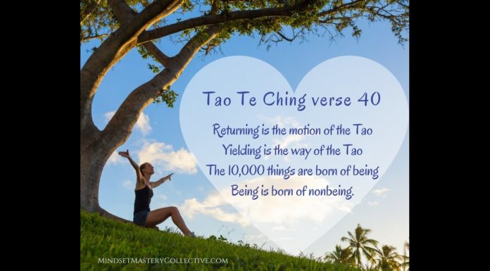 How to shed the crazy demands of your ego and live a more spiritual life. Tao Te Ching Verse 40